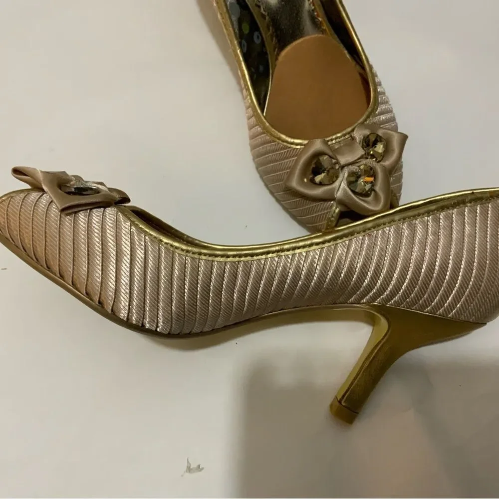Poetic License Shoes Open-Toe Heels “Girls Best Friend Size 6.5